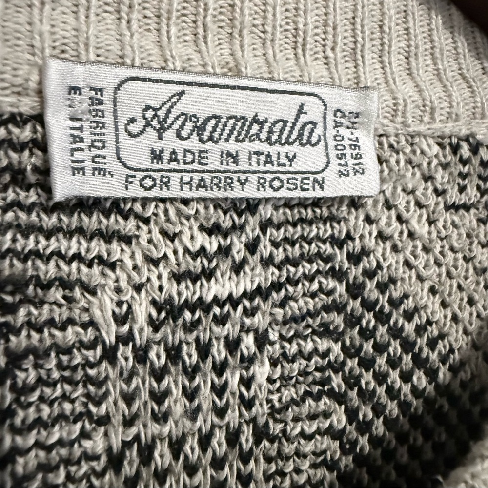 Vintage Avanzala for Harry Rosen Unisex Patterned Sweater - Picture 4 of 7